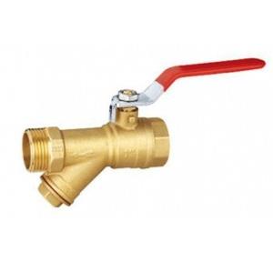 Sant Forged Brass Ball Valve With Y Strainer 25 mm, FBV 4